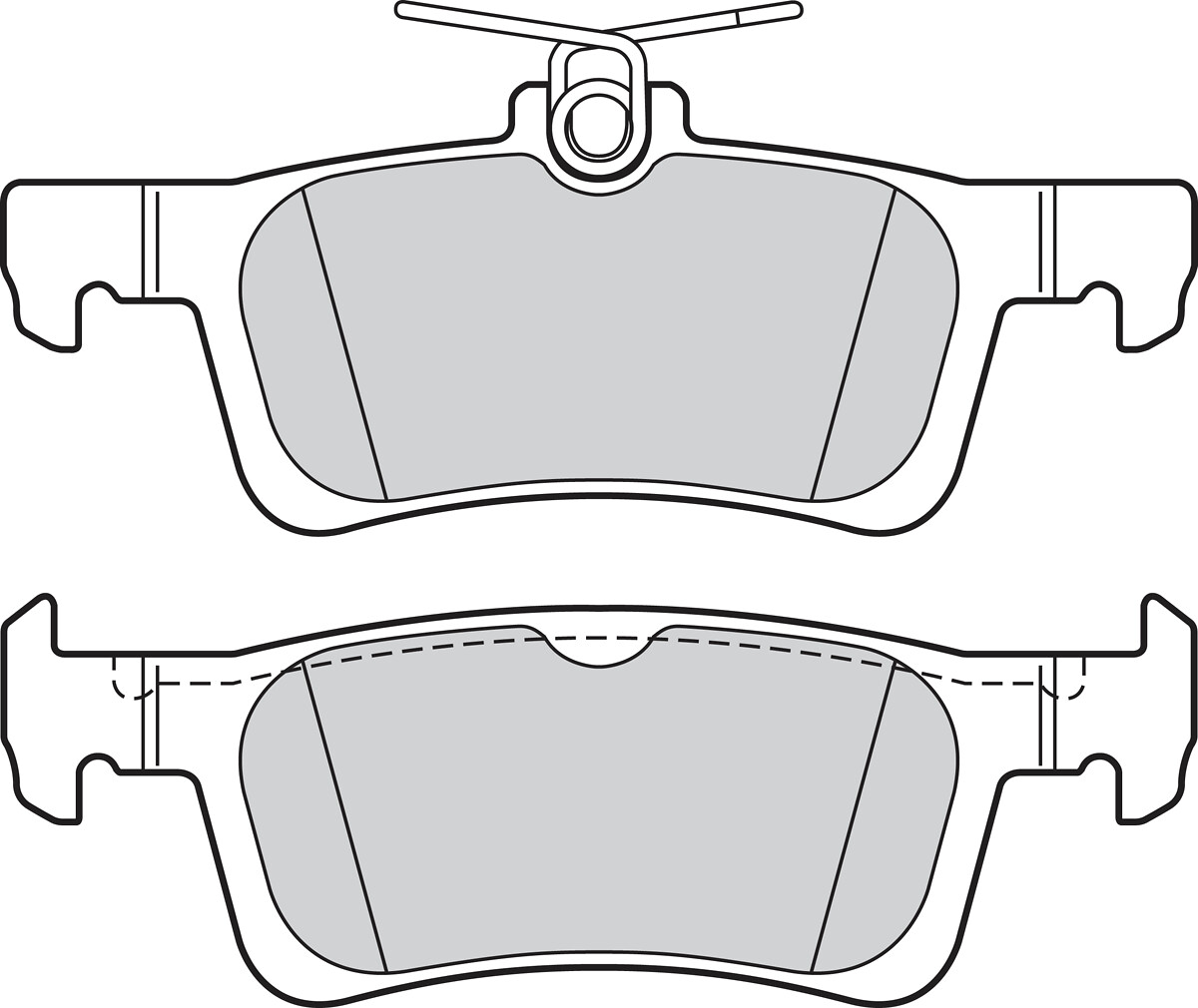 Jeu de 4 plaquettes de frein VALEO ref. 302161